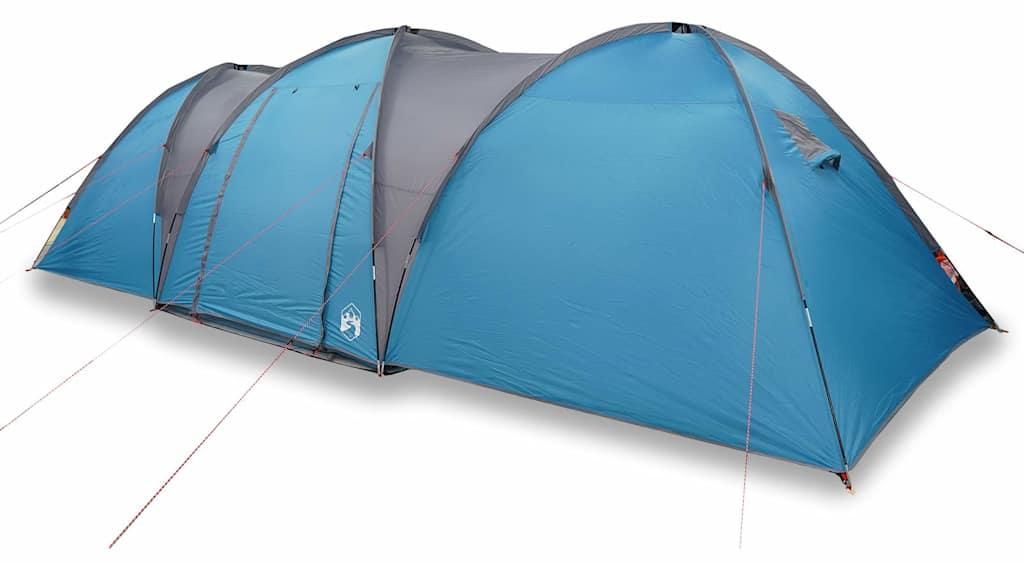 vidaXL Tenda familiare a cupola 8 persone Blu Impermeabile Immagine del prodotto 