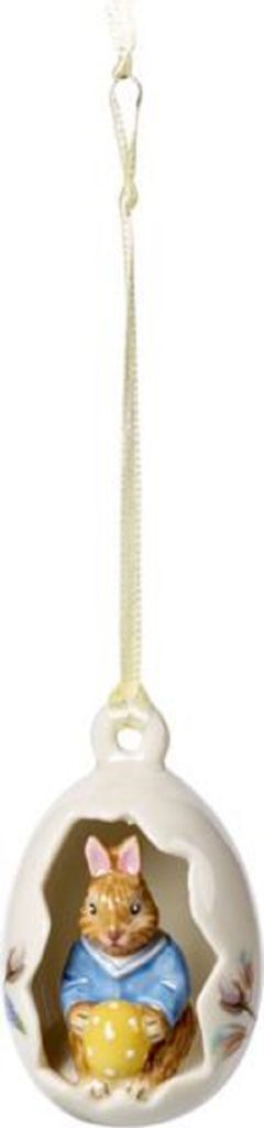 Villeroy & Boch Bunny Tales Ei-Ornament Max Blüten blau 7 Produktbild 