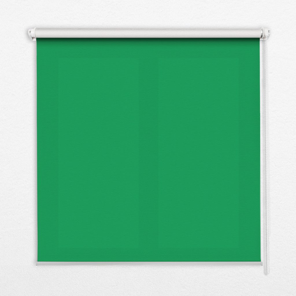 Seitenzug-Rollo Fensterrollo Jalousie - Lichtdurchlässig Springrollos - 80x180 cm - Grün