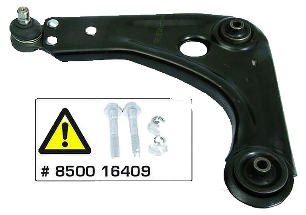 Lenker Radaufhängung Querlenker mit Gummilager TRISCAN für u.a. FORD KA