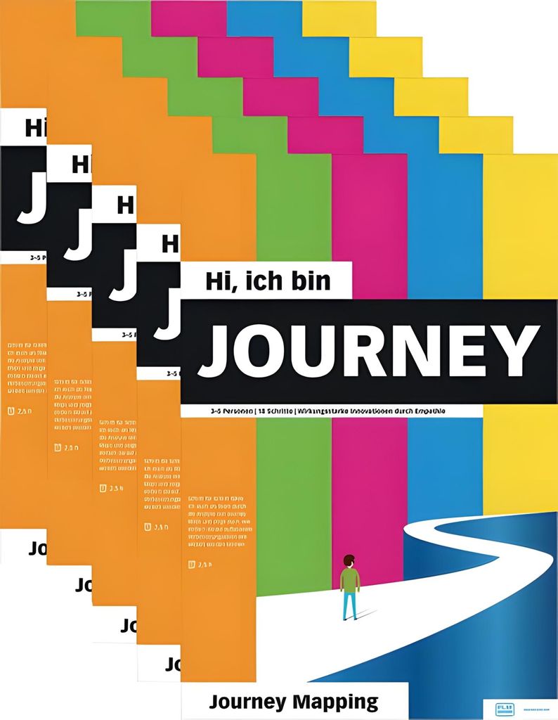 PLAYROOM Flipchart-Papier Journey Flip DE 65,0 x 97,0 cm, 14 Blatt (80 g/qm), 5 Blöcke