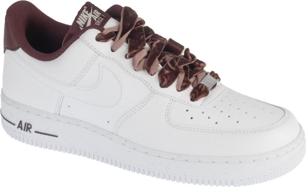 Nike Air Force 1 Low '07 Vintage "White Burgundy Crush" Weiß, Größe: 38.5