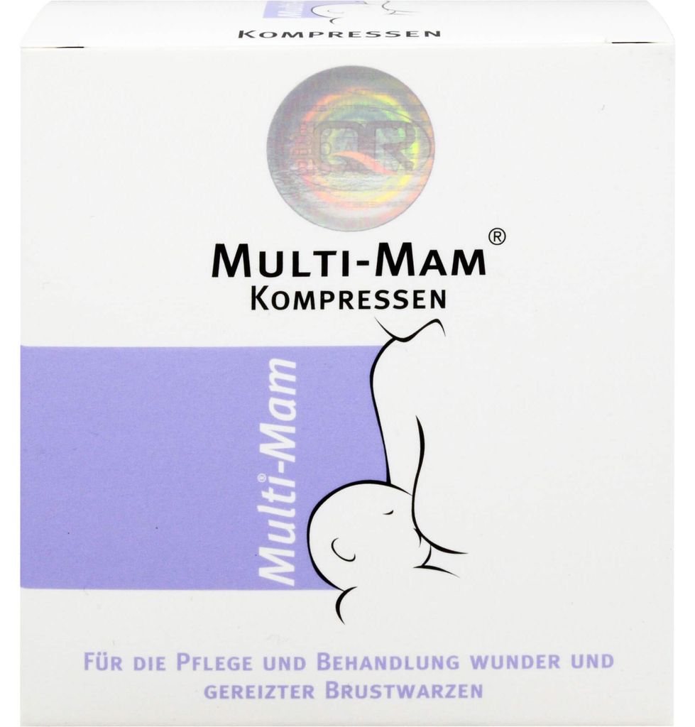 Compresses Multi-Mam pour le soin des mamelons, 12 pces Image du produit 