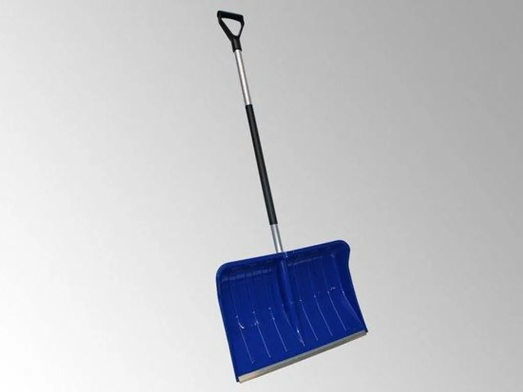 Pelle en aluminium bleu Alpinus 55cm avec manche long ultra robuste
