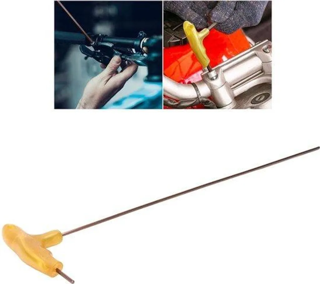 Tournevis universel à denture 3 mm avec manche en T et bras long 400 mm