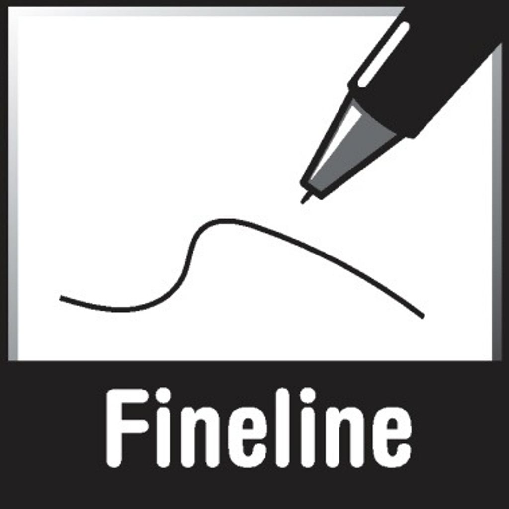 Fineliner Penxacta Strichstärke: 0,5 mm rot