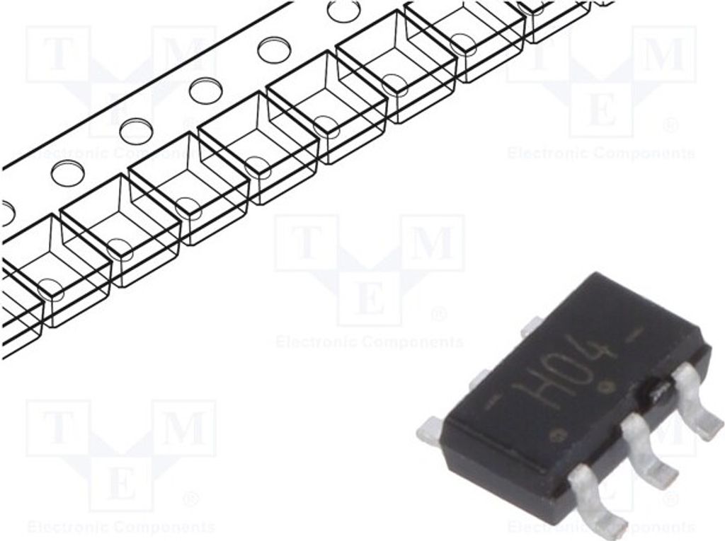 3x Wechselrichter TSOP6 2÷6VDC 74HC2G04GV.125 Tore, Inverter Kanäle: 2 SMD