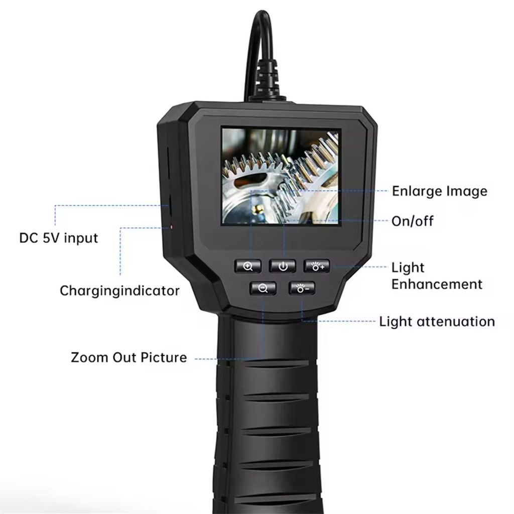 Endoskopická kamera s osvětlením 5M Ø8mm 1080P digitální Obrázek produktu 9