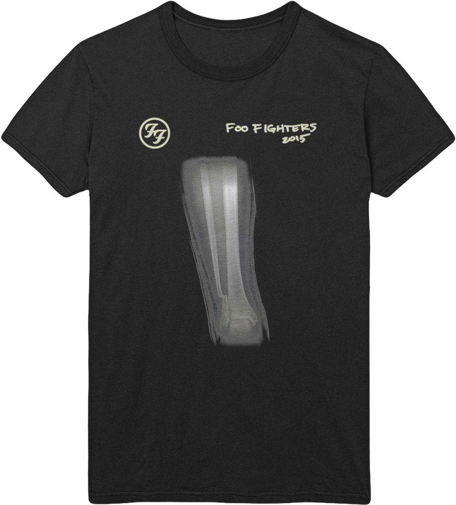 Foo Fighters - "X-Ray" T-Shirt für Herren/Damen Uni RO723 (XL) (Schwarz)
