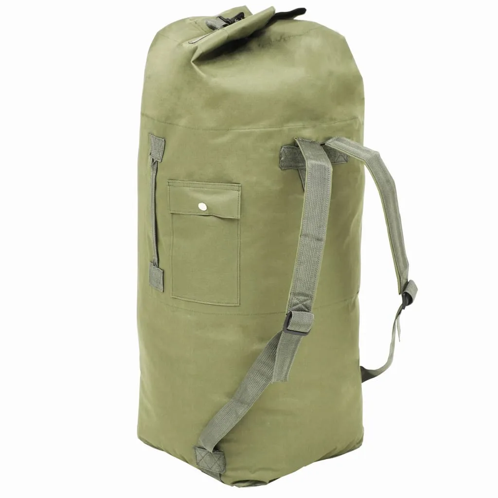 Sac marin 85 L vert olive idéal pour le camping et les sorties scout