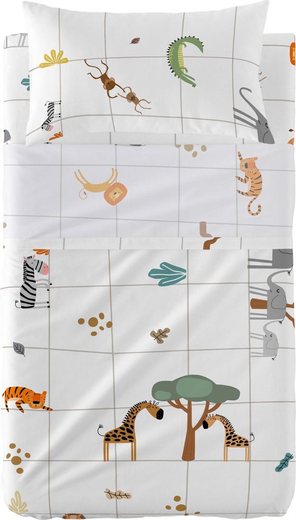 Mini savanna Oberlaken set kinderbett 2 teiliges 120x180 cm (Kinderbett) 100% Baumwolle Hergestellt in Europa