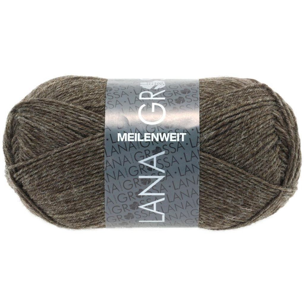 Lana Grossa MEILENWEIT 50 g UNI 4-fach Sockenwolle mit 80 % Produktbild 