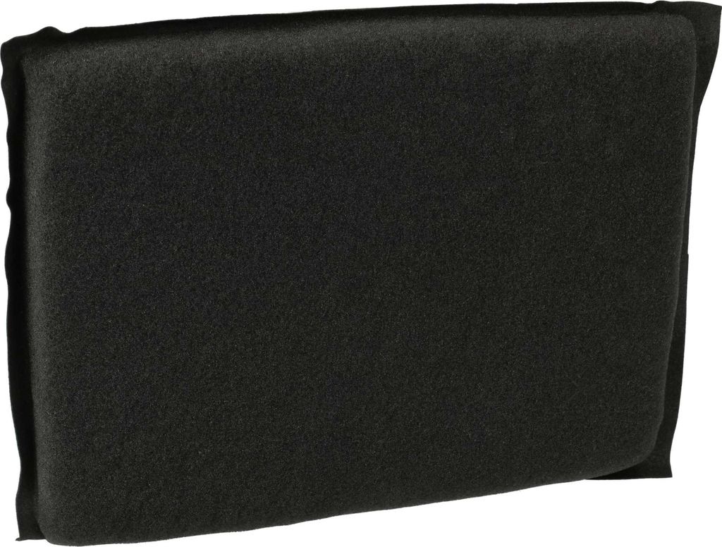 vhbw Aktivkohlefilter kompatibel mit Vorwerk Kobold VT260, VT270, VT300, VT265 Staubsauger - Ersatzfilter Schwarz