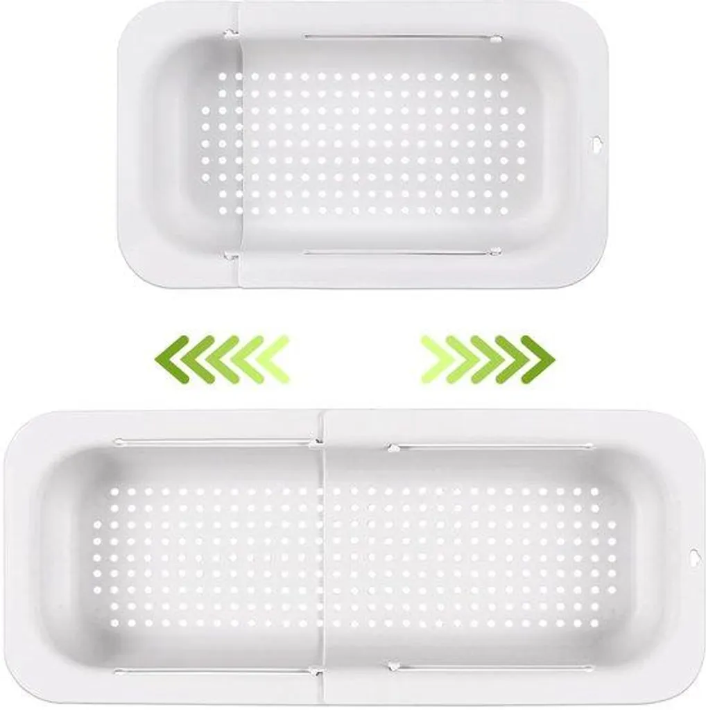 Filtre évacuation de cuisine blanc amovible pour évier à séchage rapide