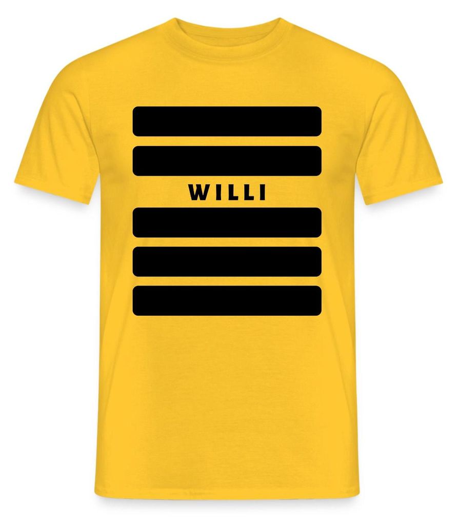Spreadshirt Biene Willi Partner-Kostüm Fasching Bienenkostüm Männer T-Shirt, XXL, Gelb