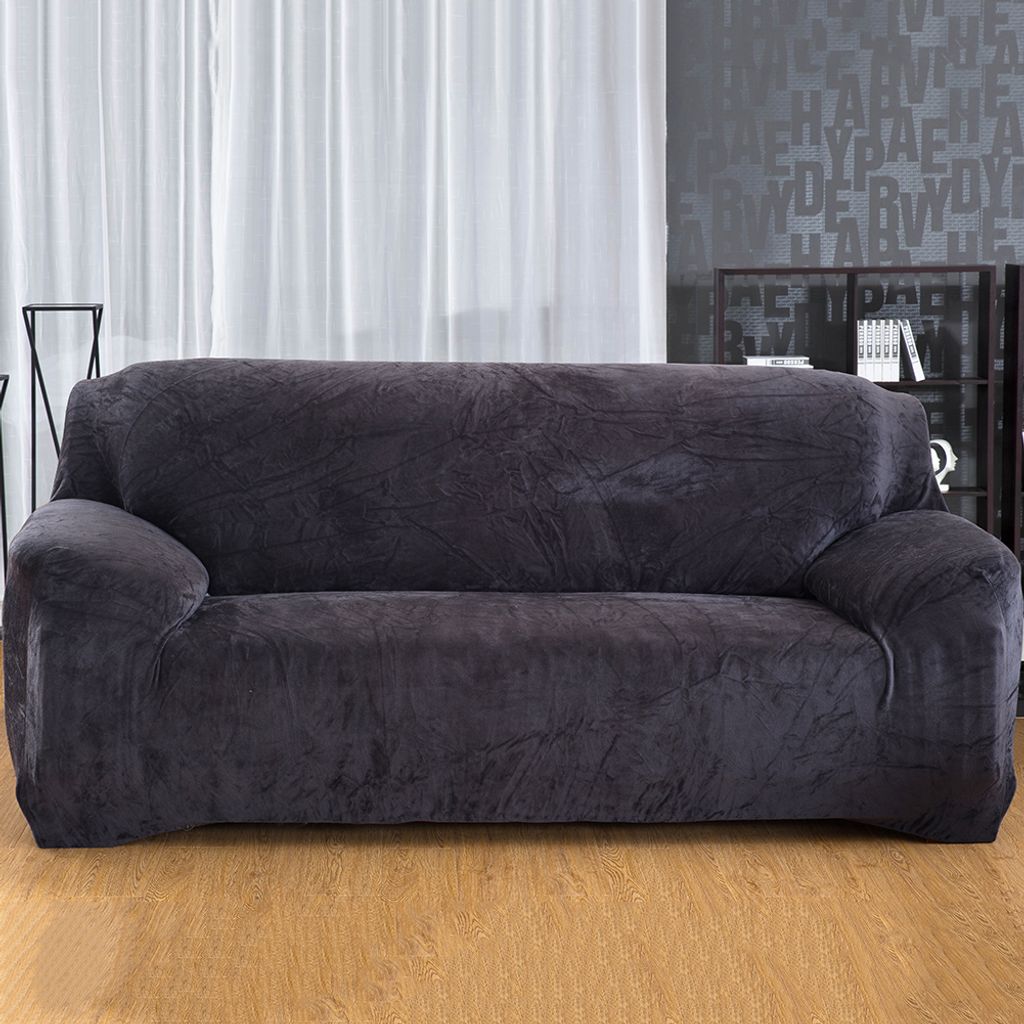 Elastischer Sofabezug Sofa-Überwürfe Thick Velvet Sofahusse