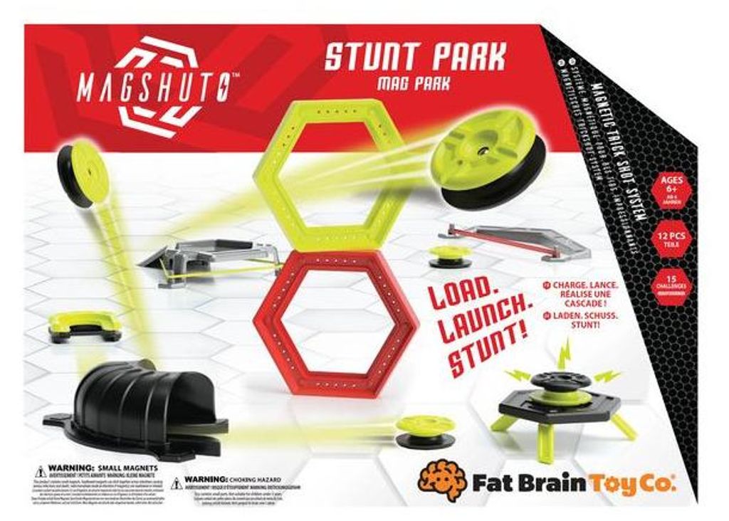 Fat Brain Toys Stuntpark Lernspielzeug MAGSHUTO für Kinder