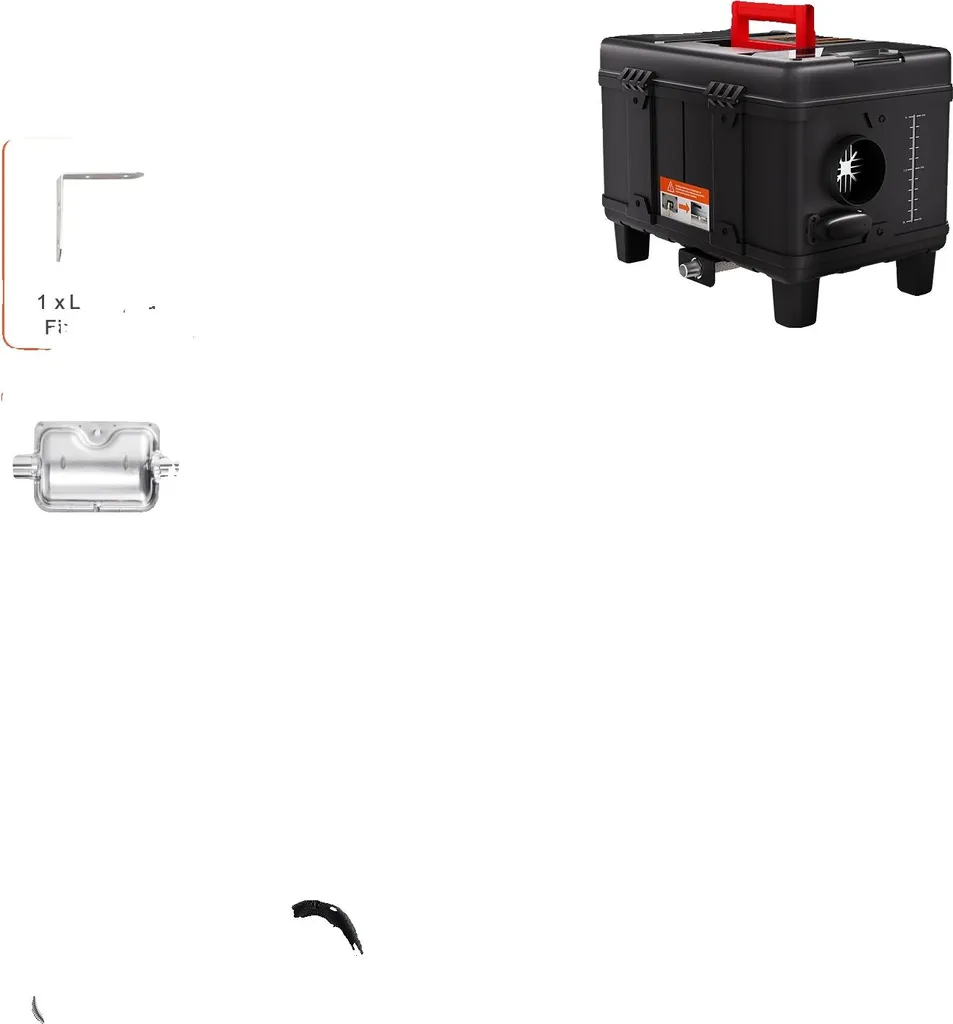 Chauffage Diesel 8KW Bluetooth avec Alarme CO pour Van et Camping-car
