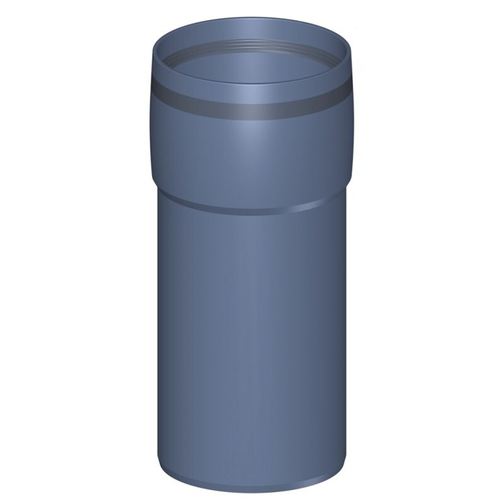 Poloplast POLO-KAL XS Steckmuffenrohr DN 90/150, Stange mit 150cm, 1 Stk.