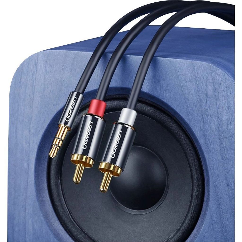 Ugreen AV116 Audio Kabel 3,5 mm Klinke auf 2RCA, 2m, Produktbild 7