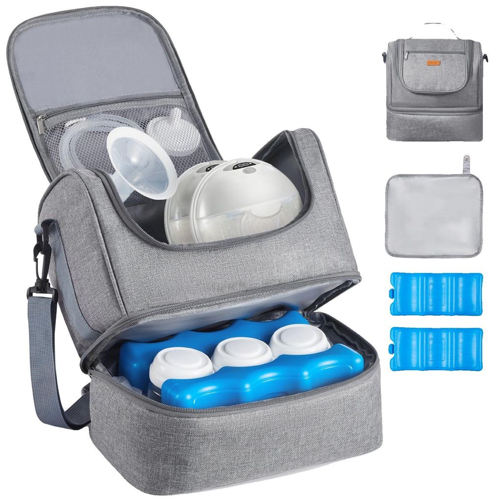 VEVOR Borsa per tiralatte portatile 285x190x270 mm, borsa Immagine del prodotto 