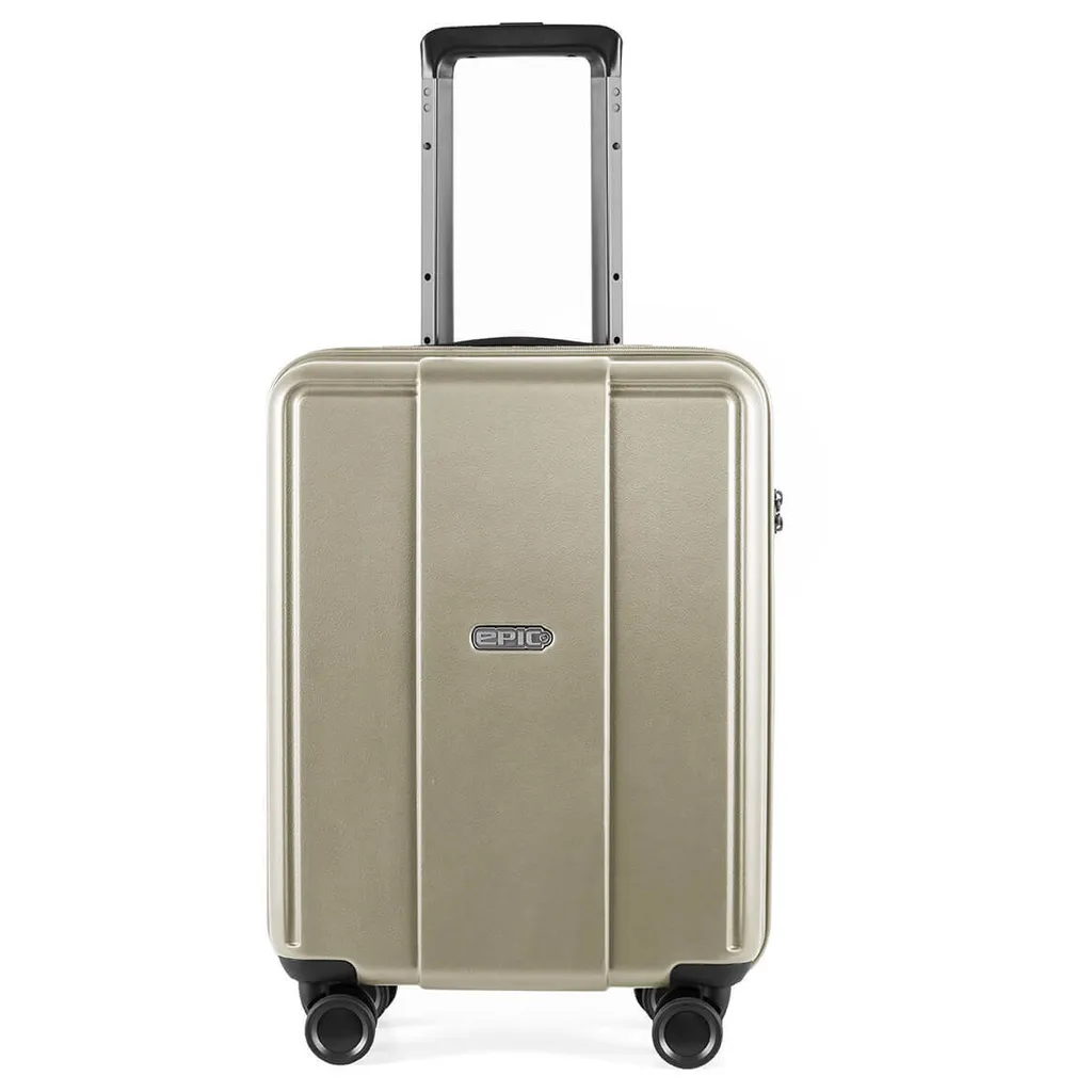 EPIC POP 6.0 Trolley Cava Beige: Valigia Rigida Robusta in ABS PureTECH