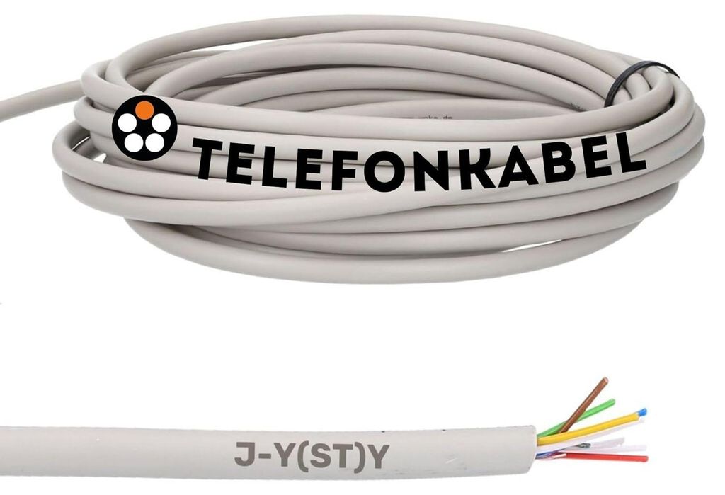 Lapp 25 Meter 1591301 Telefoonkabel 2x2x0,6 mm J-Y(ST) Y Productafbeelding 
