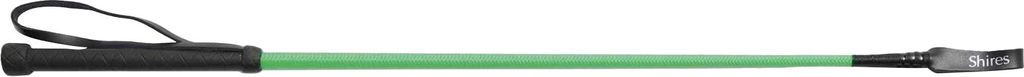 Shires - Reitgerte, Gewindeschaft, Leder ER421 (60,96 cm) (Grün)