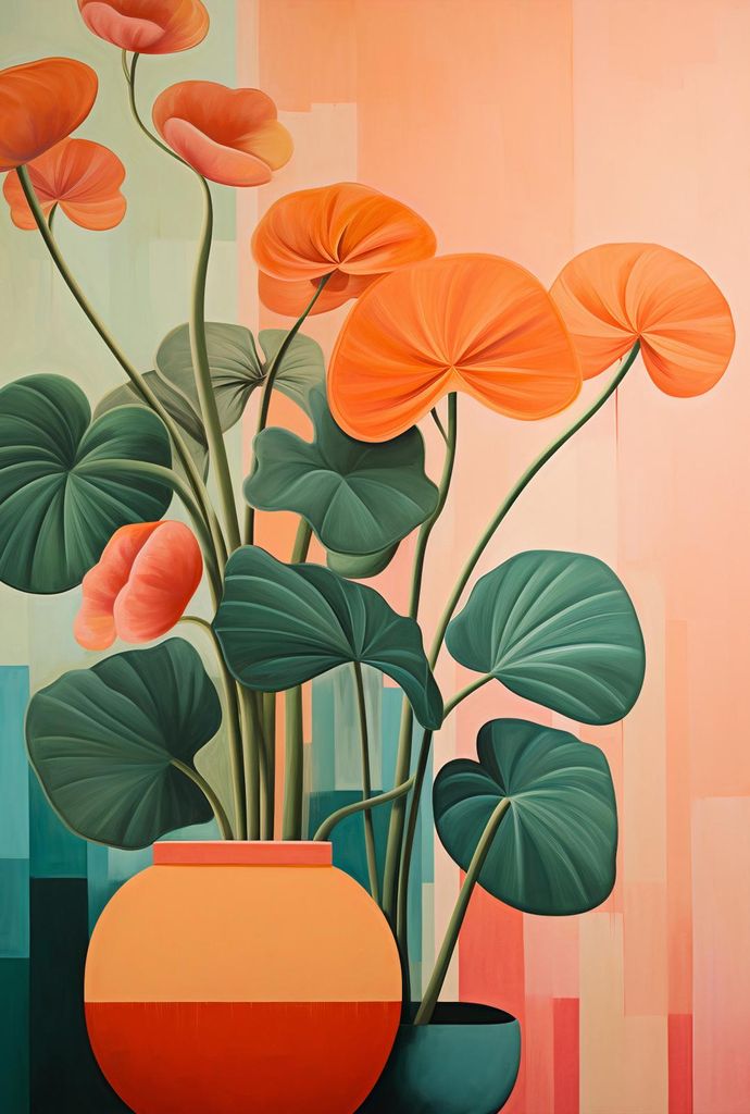 Plakat 61x90,5cm Blumenharmonie