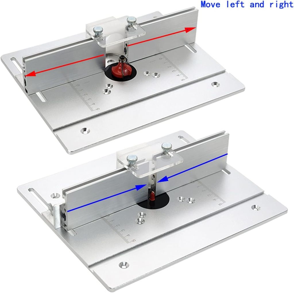 Trimm maschine Fräser Tisch Einsatz platte Spezial lift Refit Aluminium Trimm maschine Fräser Tisch Einsatz platte Spezial lift Refit Aluminium