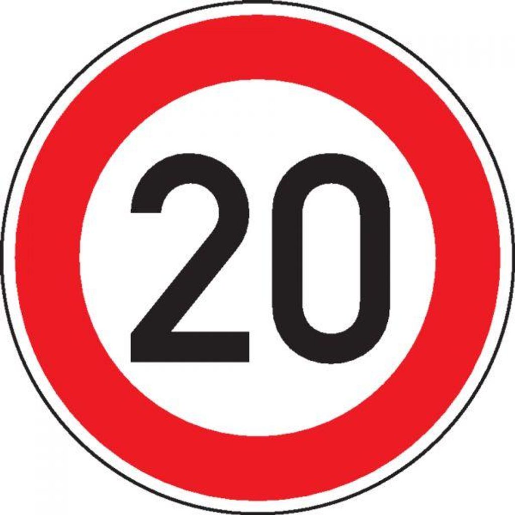 Schild I Verkehrszeichen Zulässige Höchstgeschwindigkeit Produktbild 