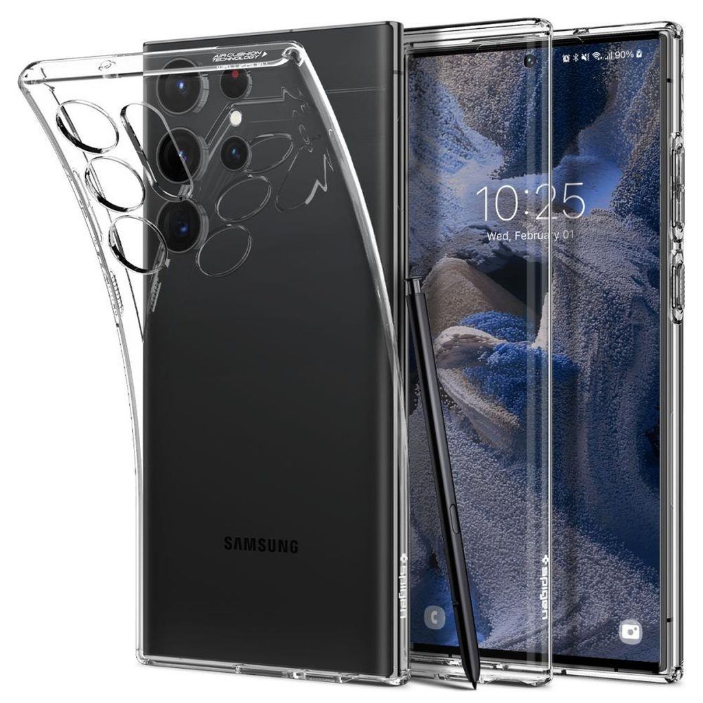 Silikon Hülle Basic kompatibel mit Samsung Galaxy S23 Ultra (S918B) Case TPU Cover in Transparent