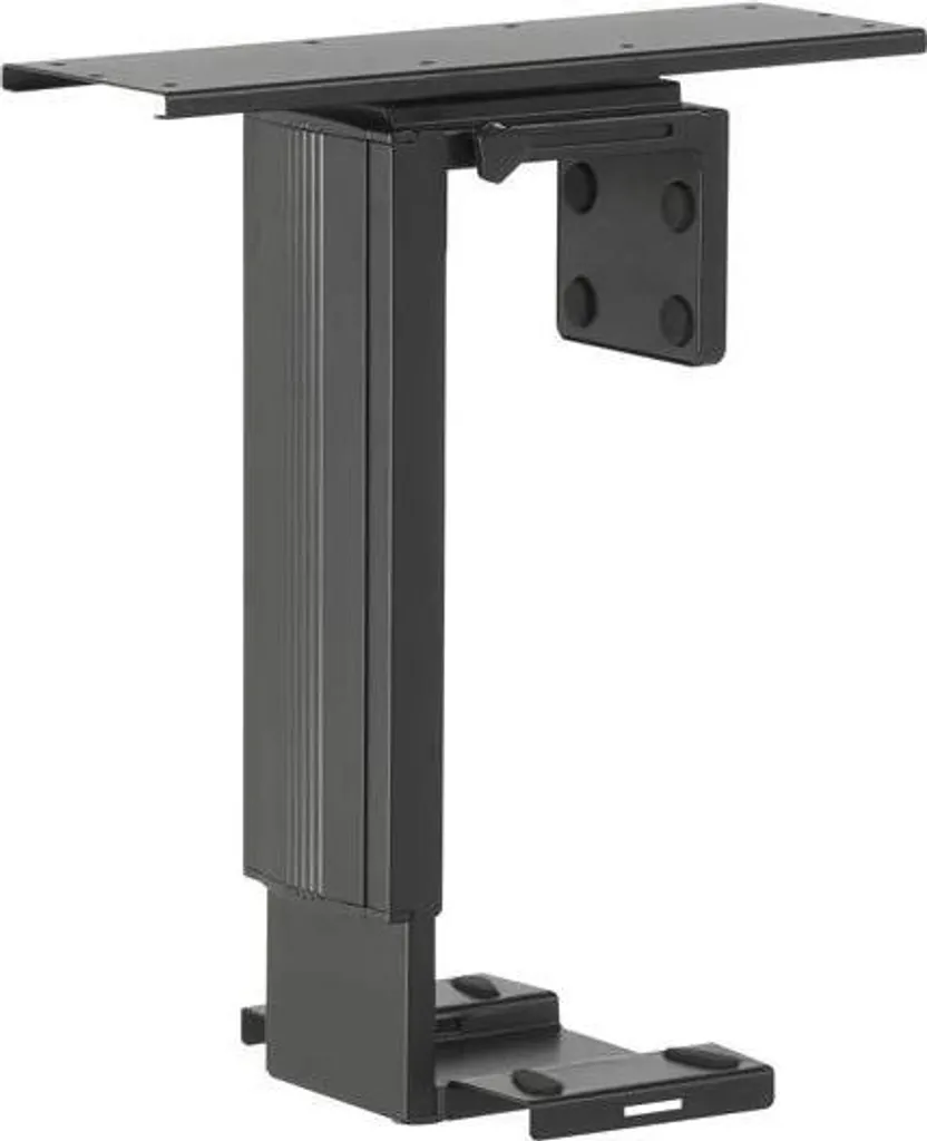 Support PC sous Table pour Éviter la Poussière - Support Suspendu Noir