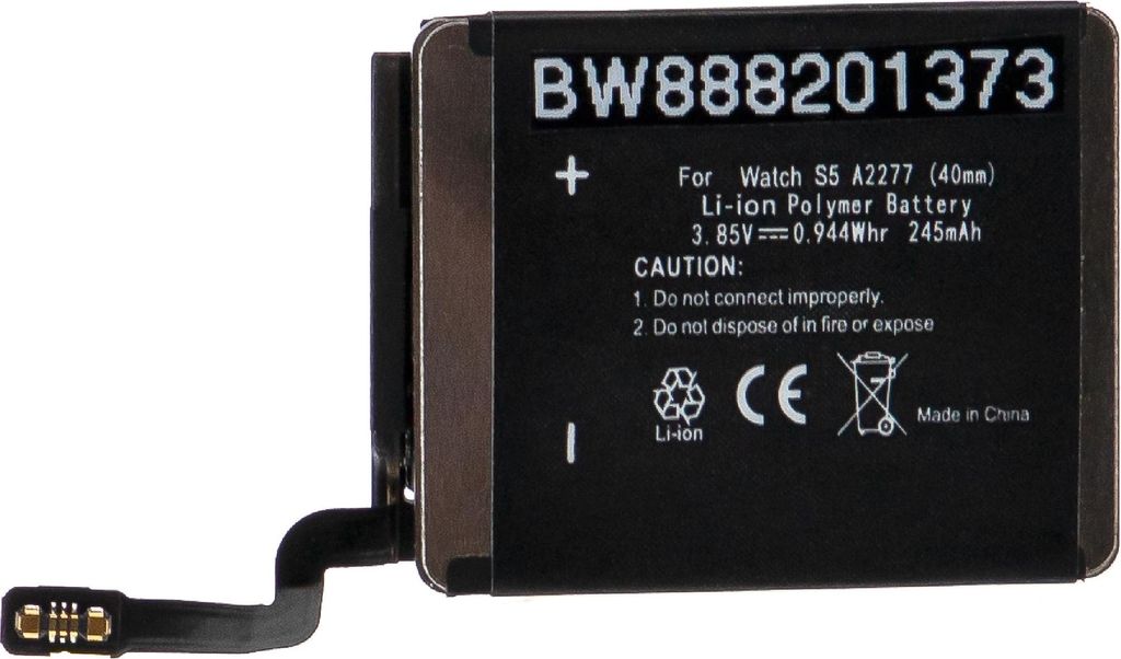 vhbw Akku kompatibel mit Apple Watch Serie 5 40mm, MWWP2LLA Produktbild 
