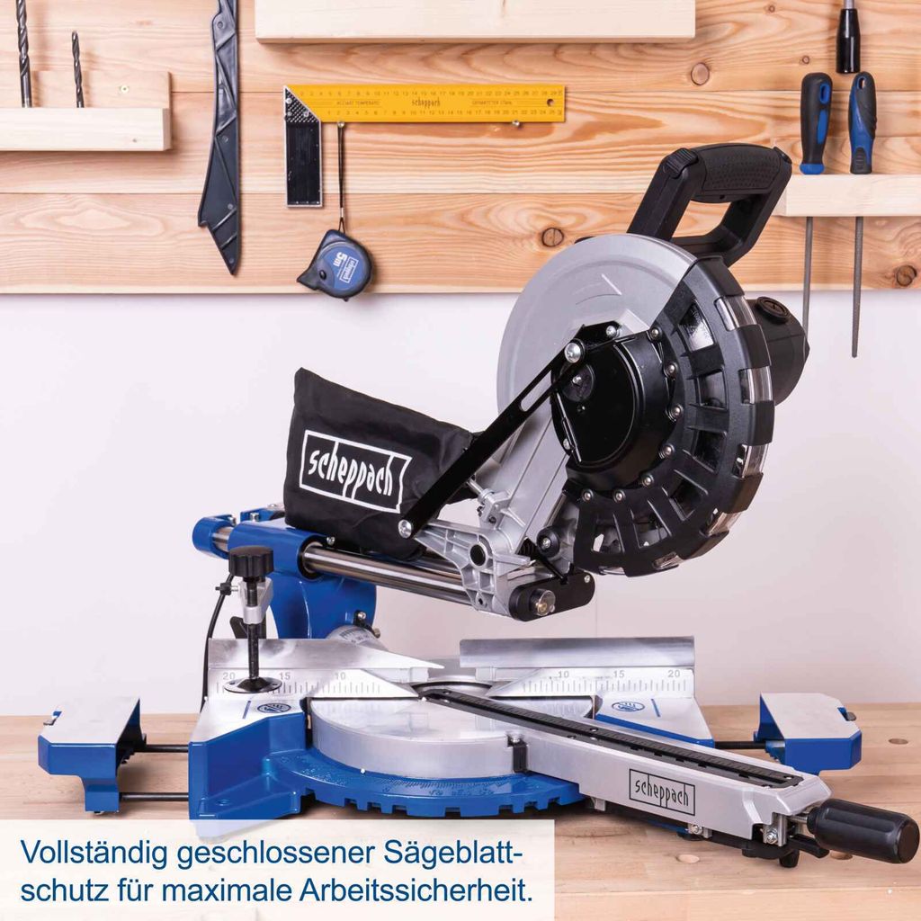 Scheppach HM254 Kappzugsäge mit Softstart & Laser | 2000W | Produktbild 5