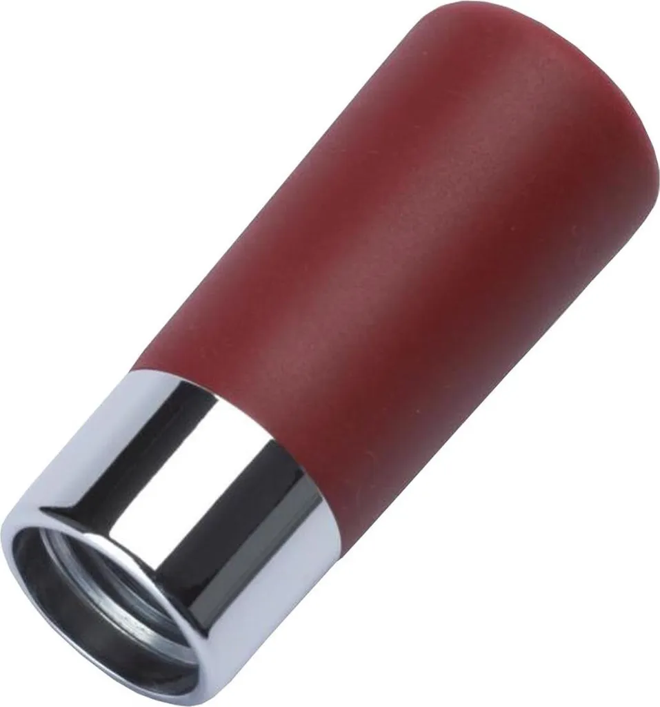Porte-capsule iSi pour préparer chantilly et mousses, inox rouge