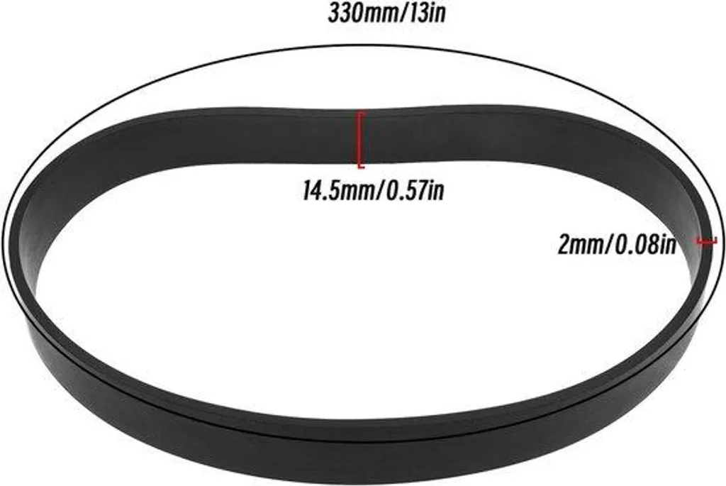 Pack de 4 Courroies PowerSpeed pour Entretien Aspirateur Performance