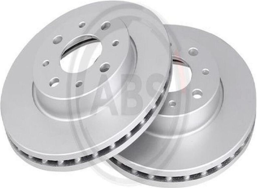 2x A.B.S. Bremsscheibe 17535 für FORD KA (RU8) für FIAT PANDA (169) 500 (312)