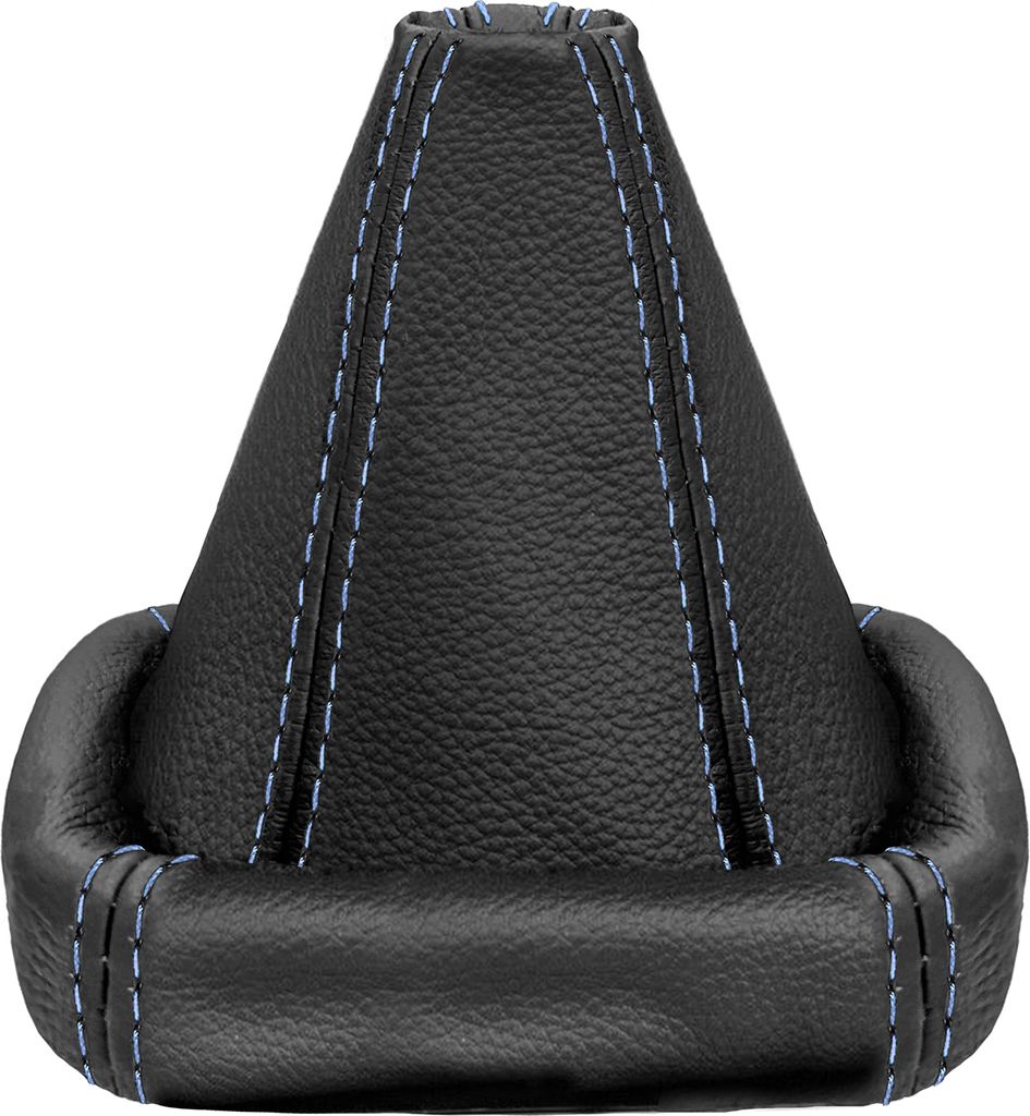 Schaltsack Naht blau Schaltmanschette passend für VW Golf 2 3 Passat 35i Polo 6N Vento 100% Echtleder