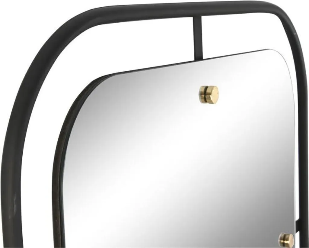 Miroir Home ESPRIT Noir Or - Habillez vos murs vides avec élégance