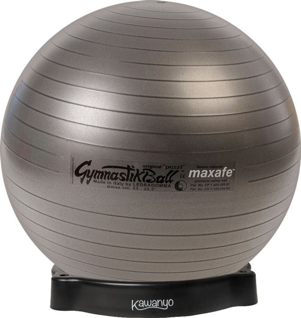 Original Pezzi Gymnastikball MAXAFE m. Ballschale - anthrazit