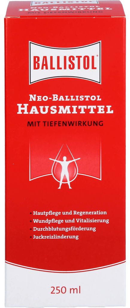 Neo-Ballistol Hausmittel Lösung zum Einreiben und Produktbild 