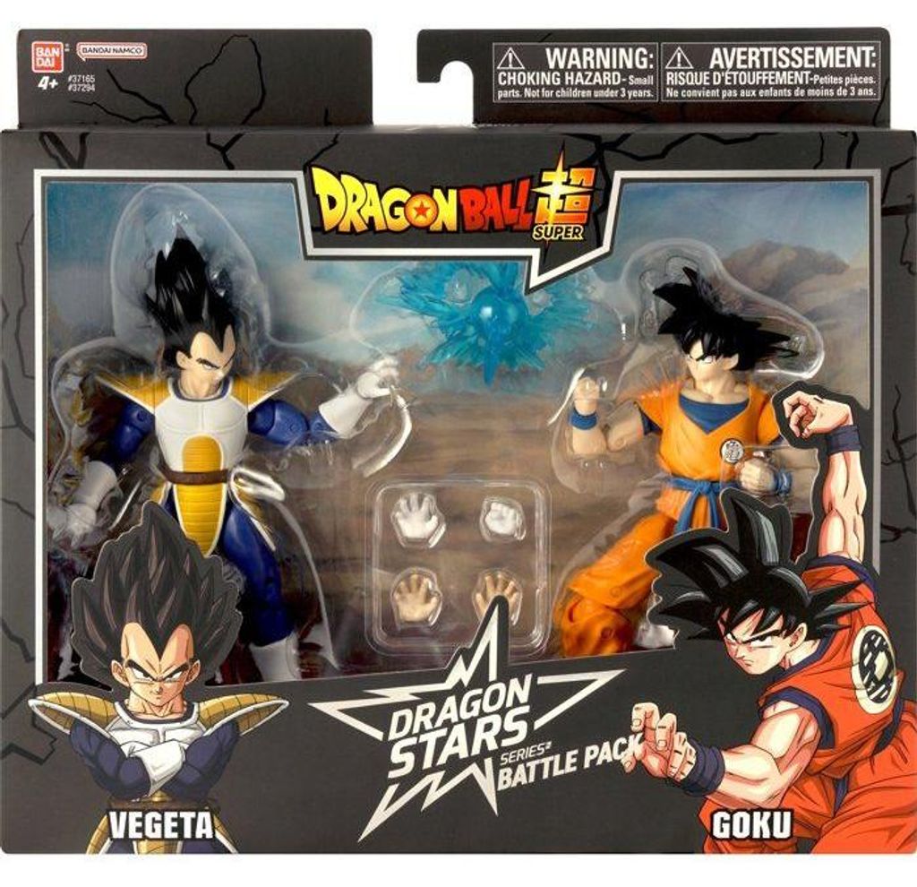 Dragon Stars Figuren Battle Pack, 17cm, Dragon Ball Super Goku vs Vegeta, 2er Pack