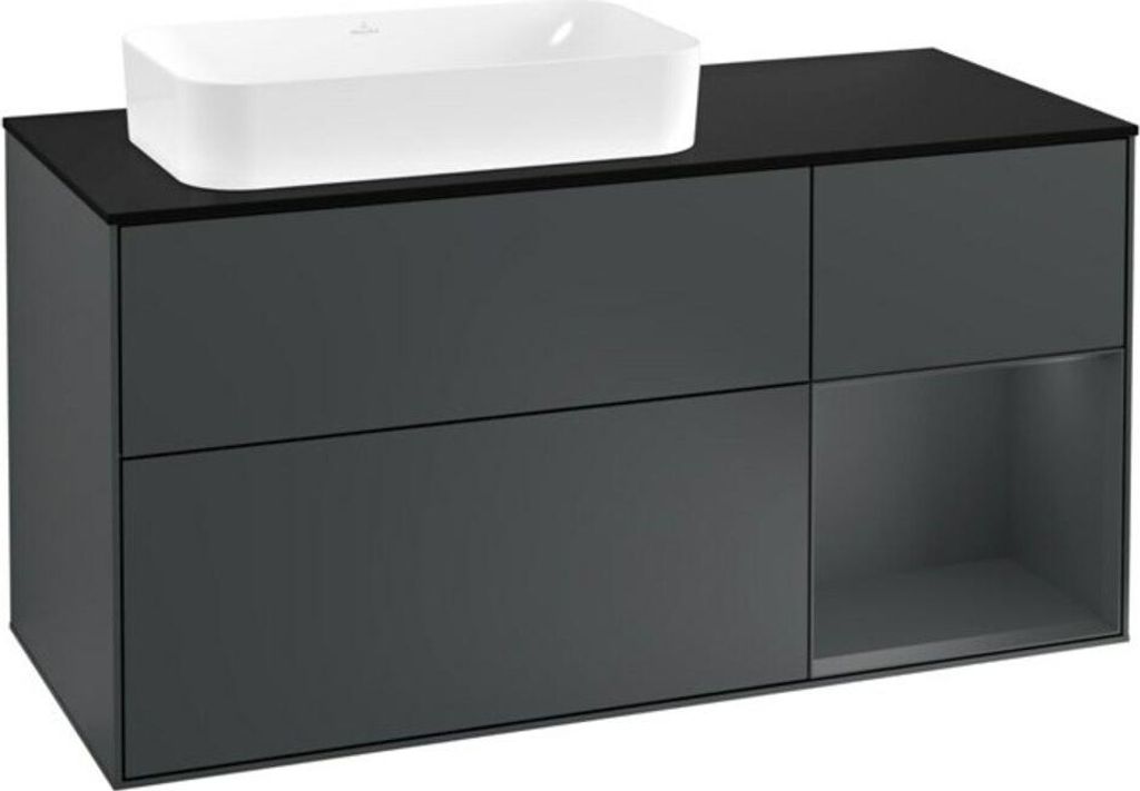 V&B Waschtischunterschrank Finion 120cm, Pl b m, Rg r md b m La, md b m La