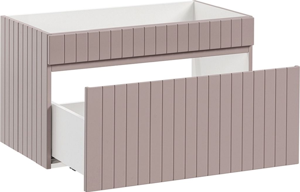 Waschtischunterschrank 80 cm altrosa Softclose-Auszug IRAKLIO-56-ROSE