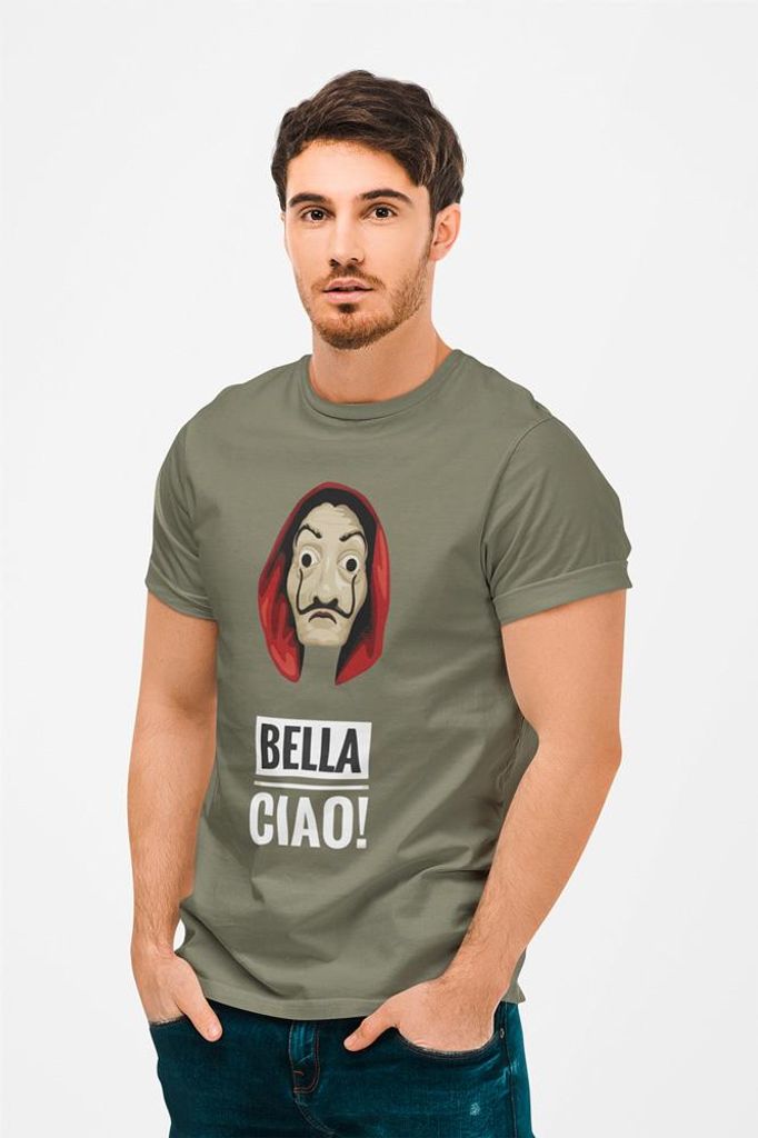 D&B Uni Polo MO00004_MoneyHeist_MilitärGrün-Größe 3XL
