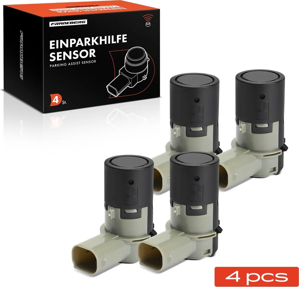 Radar de recul arrière : Lot de 4 capteurs pour Peugeot 207 et Citroën C4