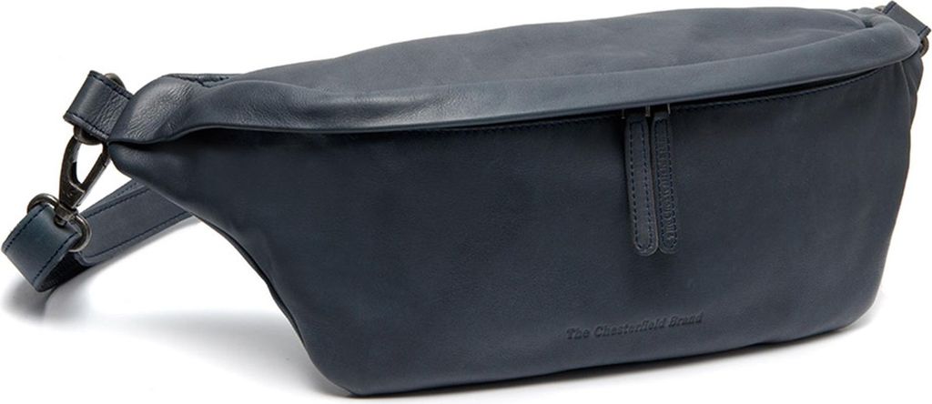 The Chesterfield Brand C23.1025 Kruger Waist Bag Washed Waxed Leder 10 navy