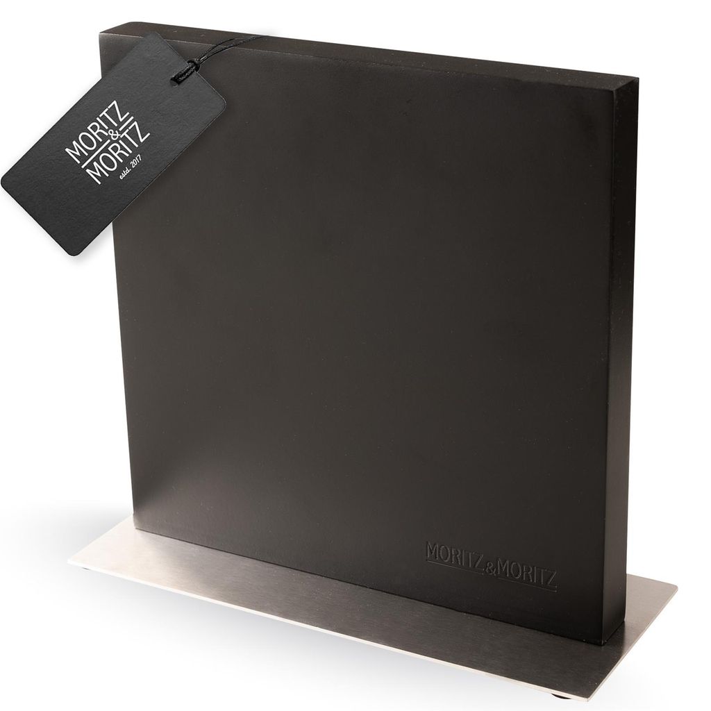 Moritz & Moritz Messerblock magnetisch, Edelstahlboden, Produktbild 