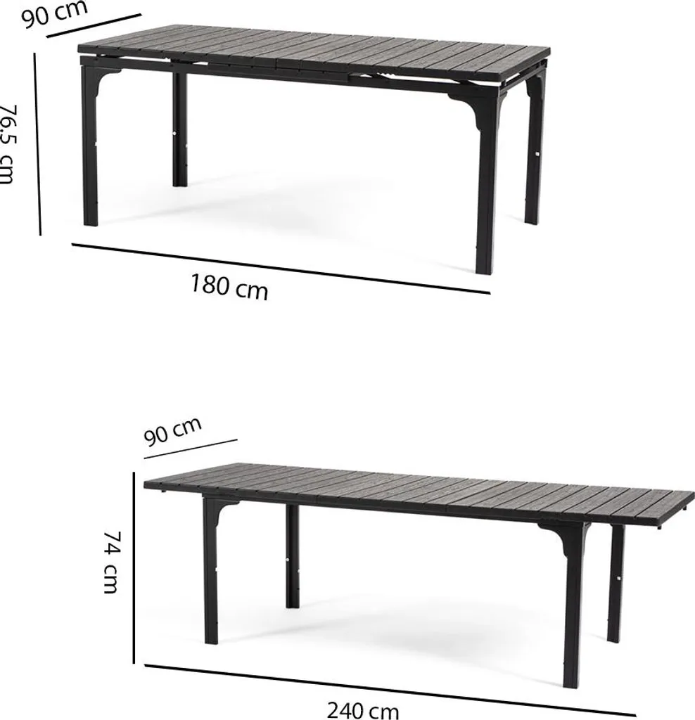 Table d'extérieur robuste 10 places extensible : fini le manque de place